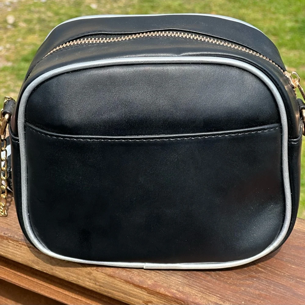 Quirky Crate Camera-Shaped Crossbody Bag - Faux Leather